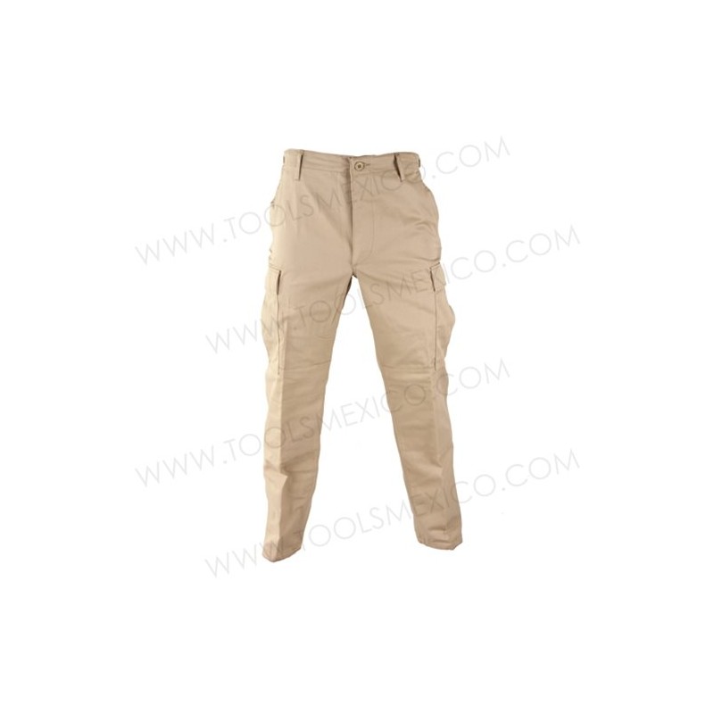 Pantalón BDU 100% algodón con botones.
