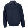 Camiseta de Trabajo con Detalles de Denim.