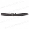 Cinturón de piel 1-1/2'' de ancho.
