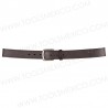 Cinturón de piel 1-1/2'' de ancho.
