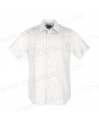 Camisa Manga Corta Asargada para Mujer – PDU Clase A.