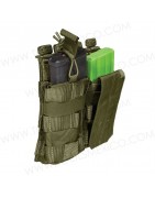 Portacargador Doble AR Bungee/Cover.
