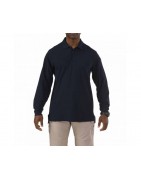 Camiseta Tipo Polo Utility de Manga Larga